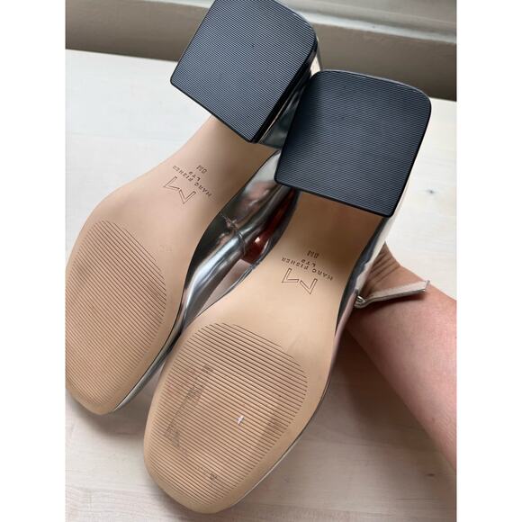 Marc Fisher silver LTD Women's NESSILY retro Pump size  8 - Picture 4 of 10